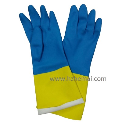 Bi-color Neoprene glove