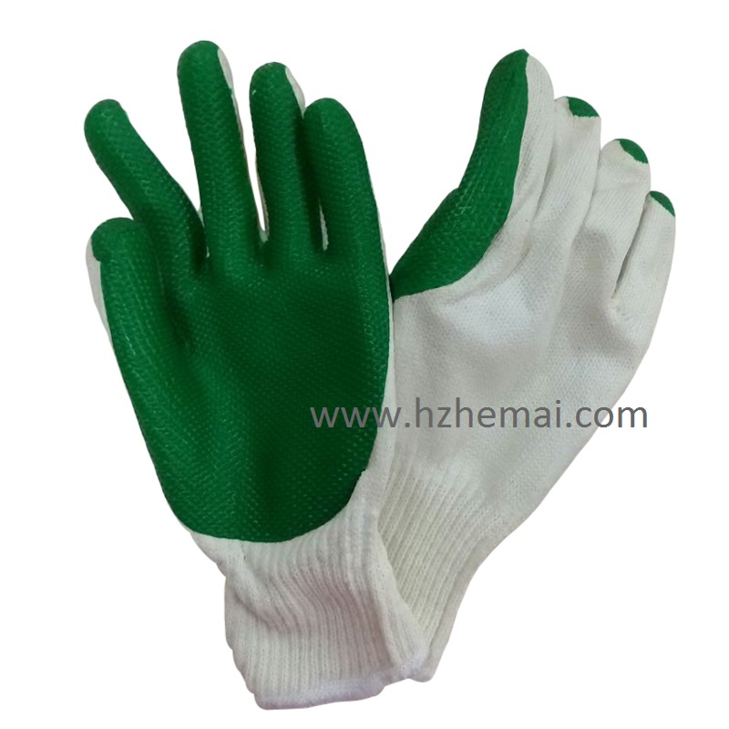 10 gauge Rubber coated work glove