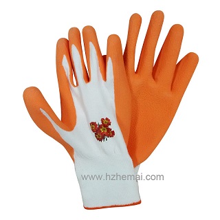 13 gauge liner Latex foam palm coated glove