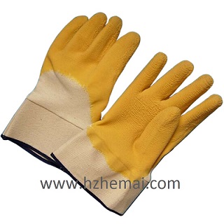 Rough Latex Half Dipped Grip Glove