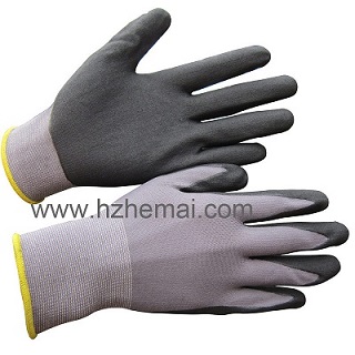 Ultra thin nitrile glove 15g nylon&spandex
