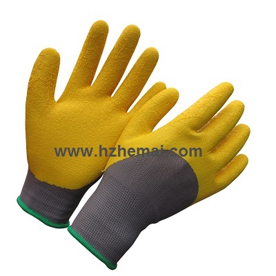 13 gauge Latex coated glove