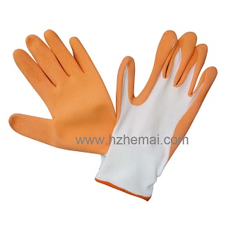 13 gauge liner foam latex palm coated glove