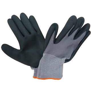 Ultra thin Nitrile foam coated work glove